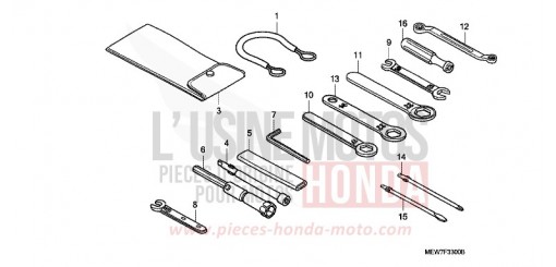 OUTILS NT700V8 de 2008